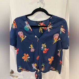 Madewell silk top